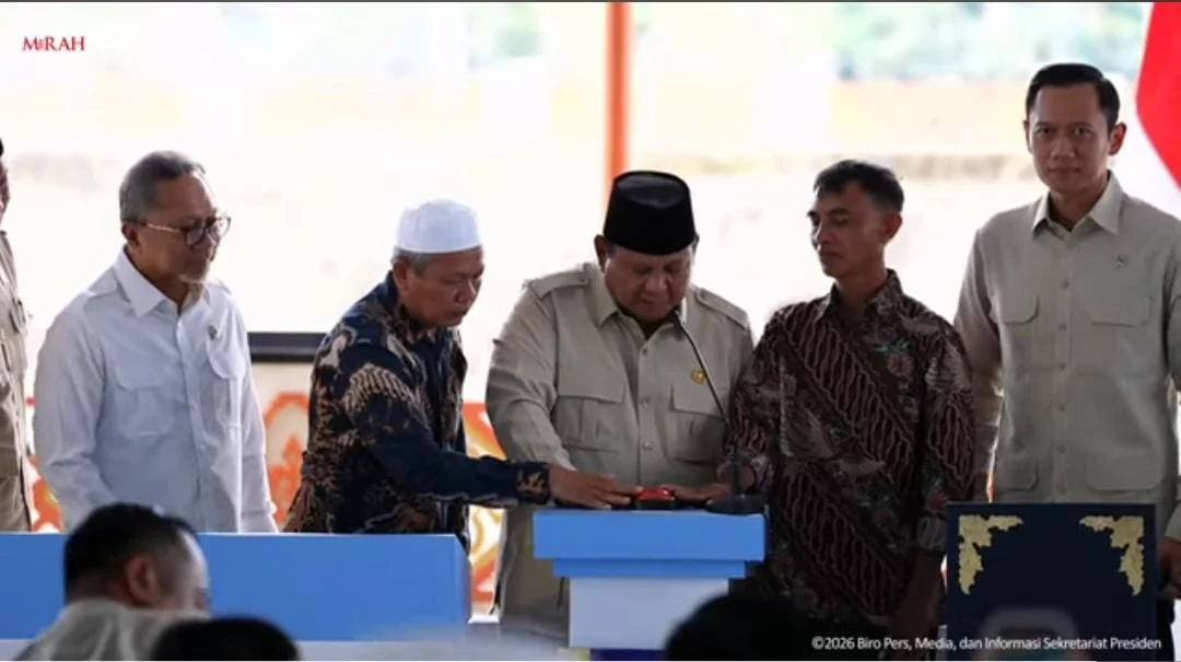 Dukung Sektor Pertanian, Presiden Prabowo Resmikan 5 Bendungan Baru di Lombok