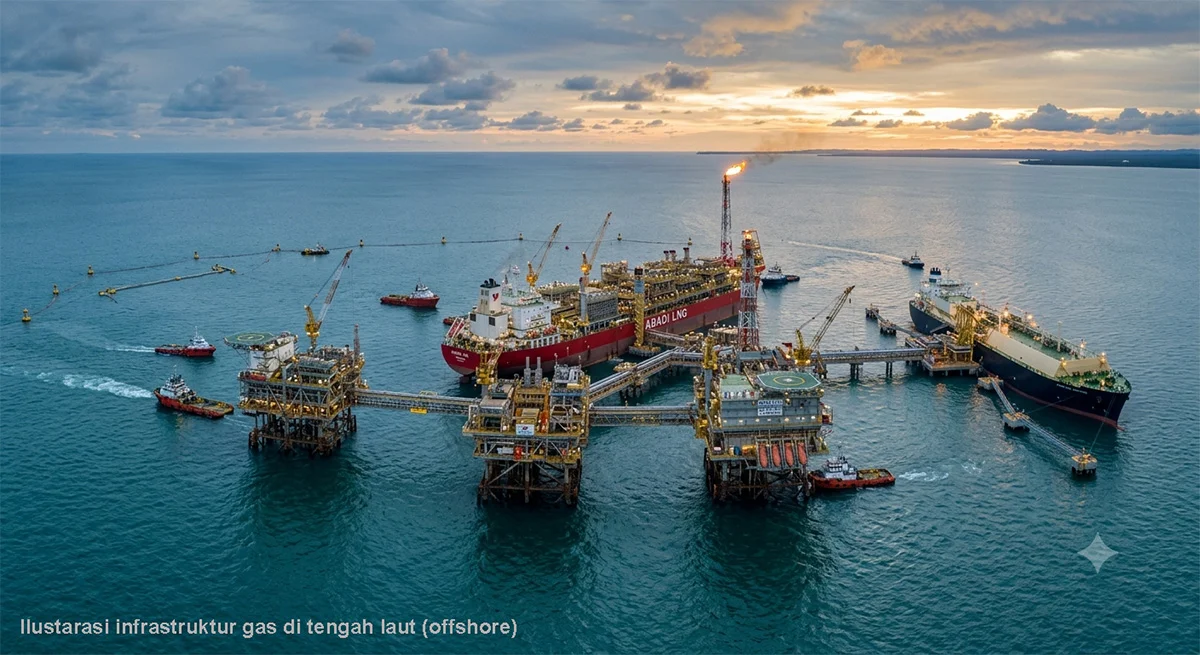 Prioritas Domestik! Pemerintah Kunci 60 Persen Pasokan Gas Masela untuk Dalam Negeri