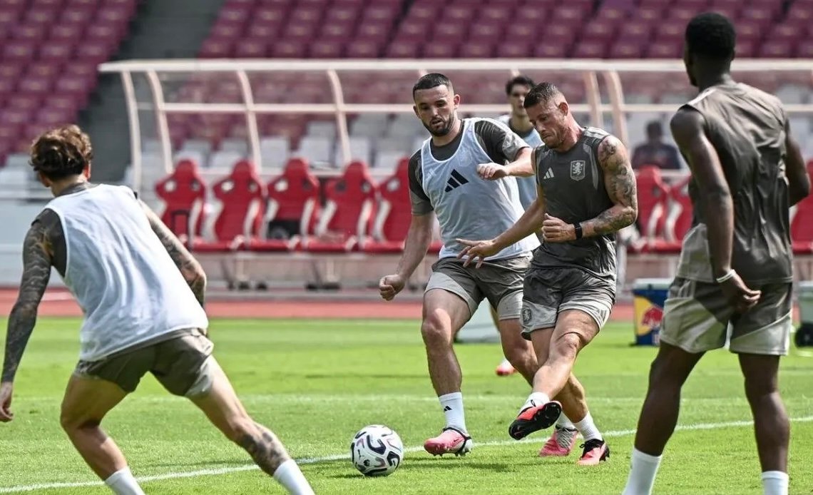 Aston Villa Jajal Rumput GBK Jelang Laga di Jakarta, ada John McGinn dan Garnacho