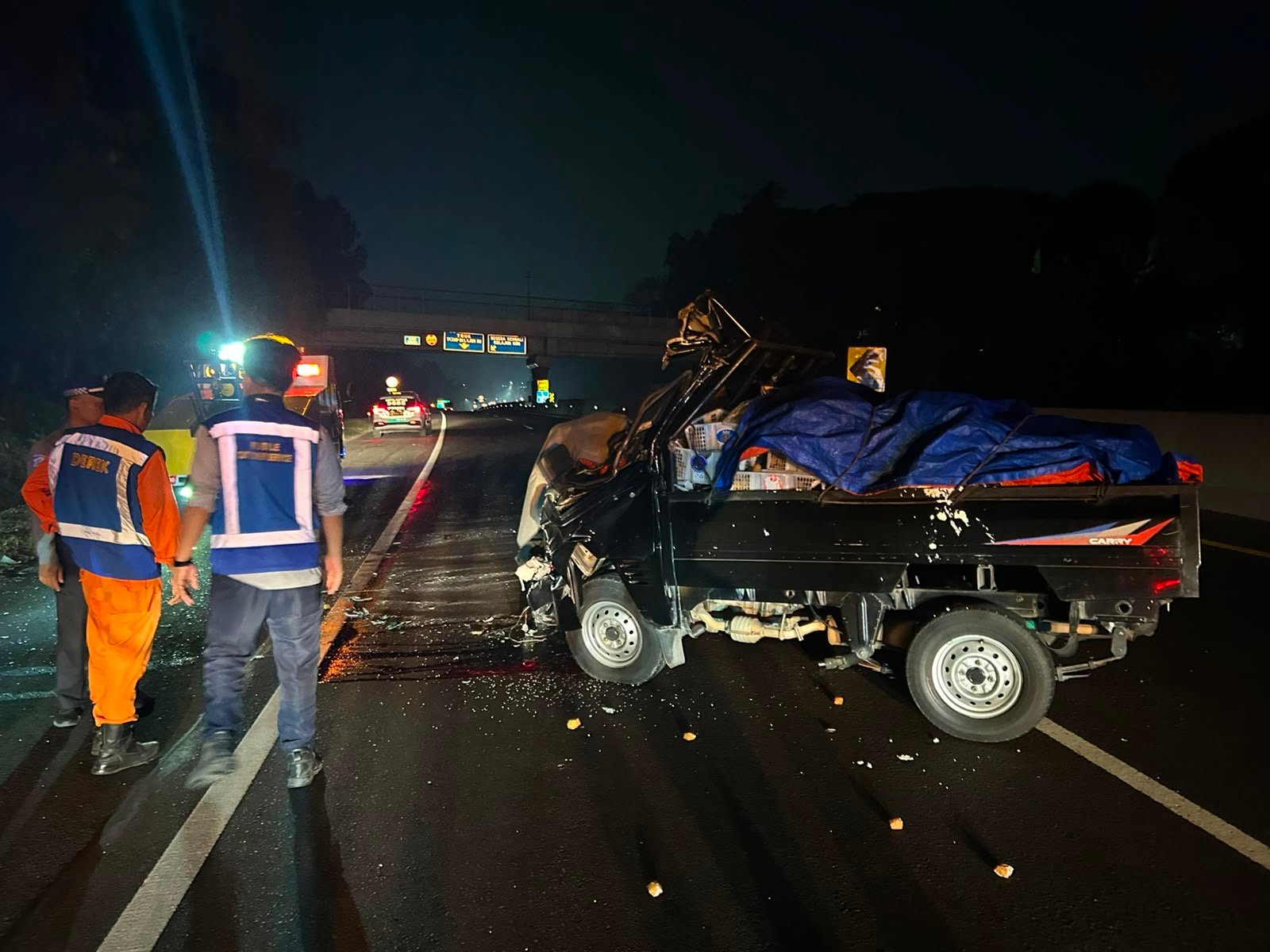 PT Jasa Raharja Kantor Wilayah Utama Jawa Barat Gerak Cepat Lakukan Pendataan Korban Kecelakaan Lalu Lintas di Ruas Tol Cipularang