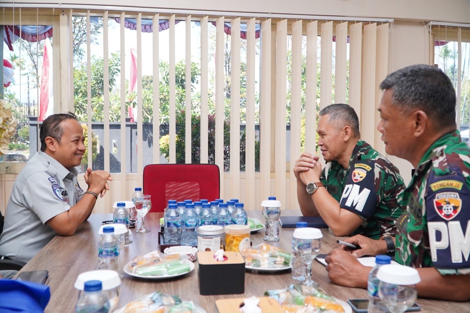 Jasa Raharja dan POMDAM IX/Udayana Bahas Langkah Bersama Wujudkan Keselamatan Berkendara