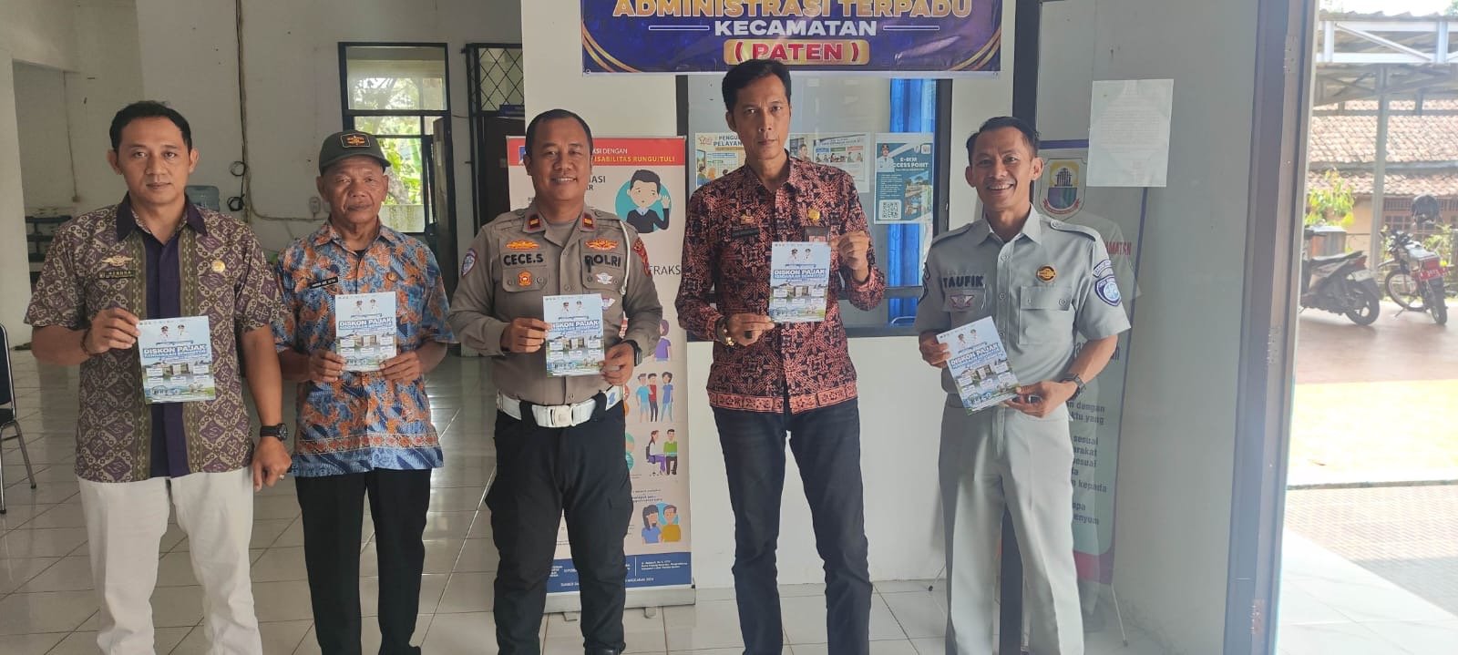 Sosialisasikan Program Diskon Pajak Kendaraan, Jasa Raharja Kunjungi Kecamatan Cimarga