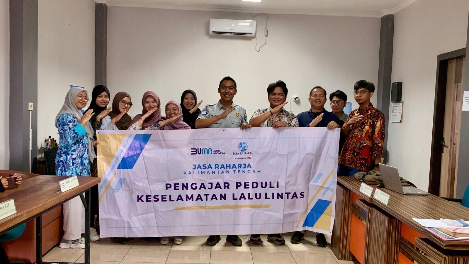Jasa Raharja Kalteng Perkuat Edukasi Keselamatan Berlalu Lintas di Lingkungan Kampus