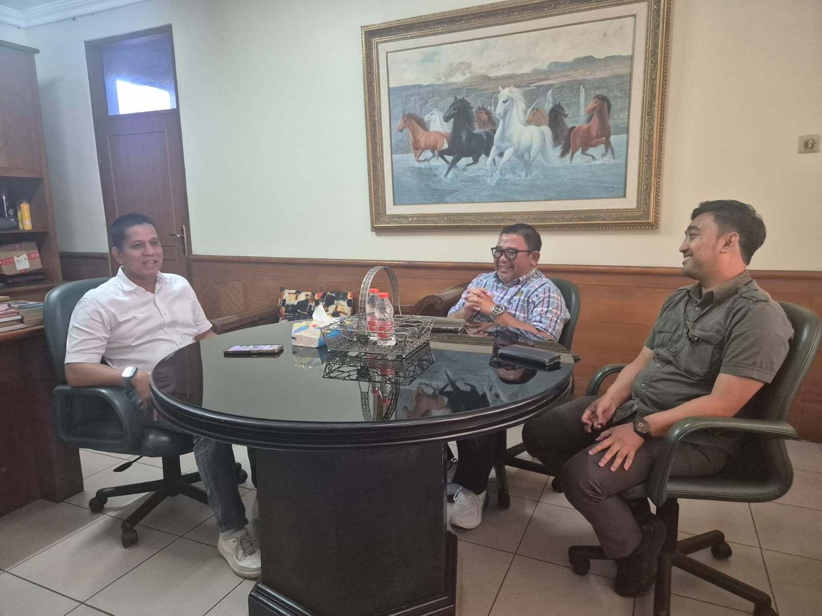 Kepala PT Jasa Raharja Cabang Tasikmalaya Koordinasi dengan Ketua Organda Kota Tasikmalaya, Perkuat Sinergi Perlindungan dan Keselamatan Transportasi