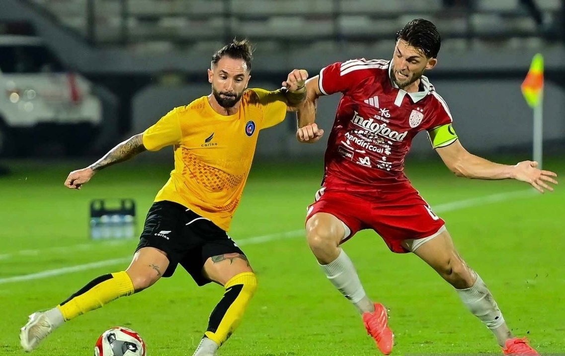 Bali United Tumbang 1-2 dari Sabah FC dalam Laga Sengit