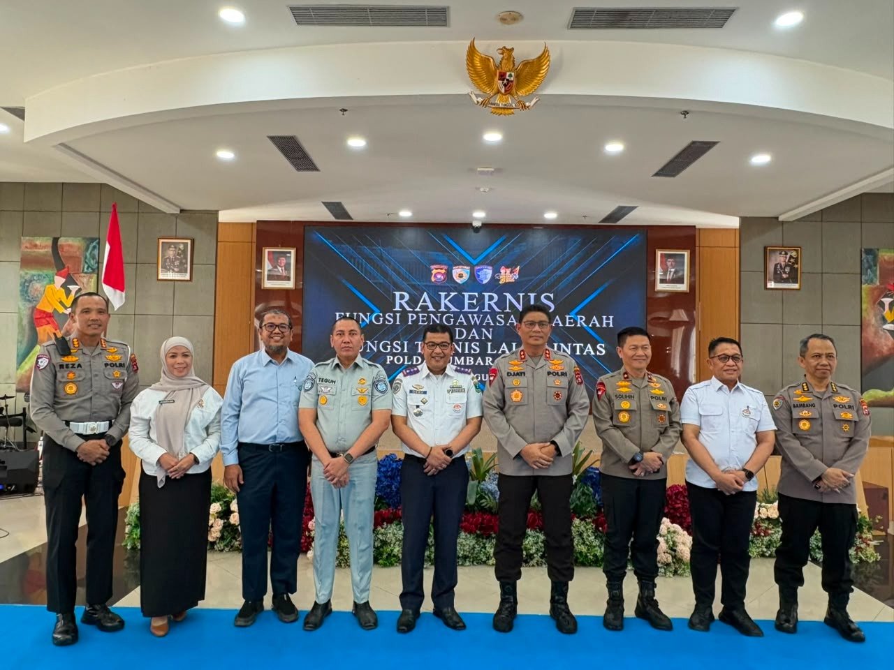 Jasa Raharja Sumbar Perkuat Sinergi dengan Ditlantas Polda Sumbar dalam Rakernis Fungsi Lantas 2026