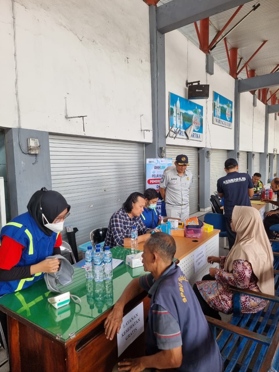 Jasa Raharja Kediri Gelar Pemeriksaan dan Pengobatan Gratis di Terminal Gayatri Tulungagung