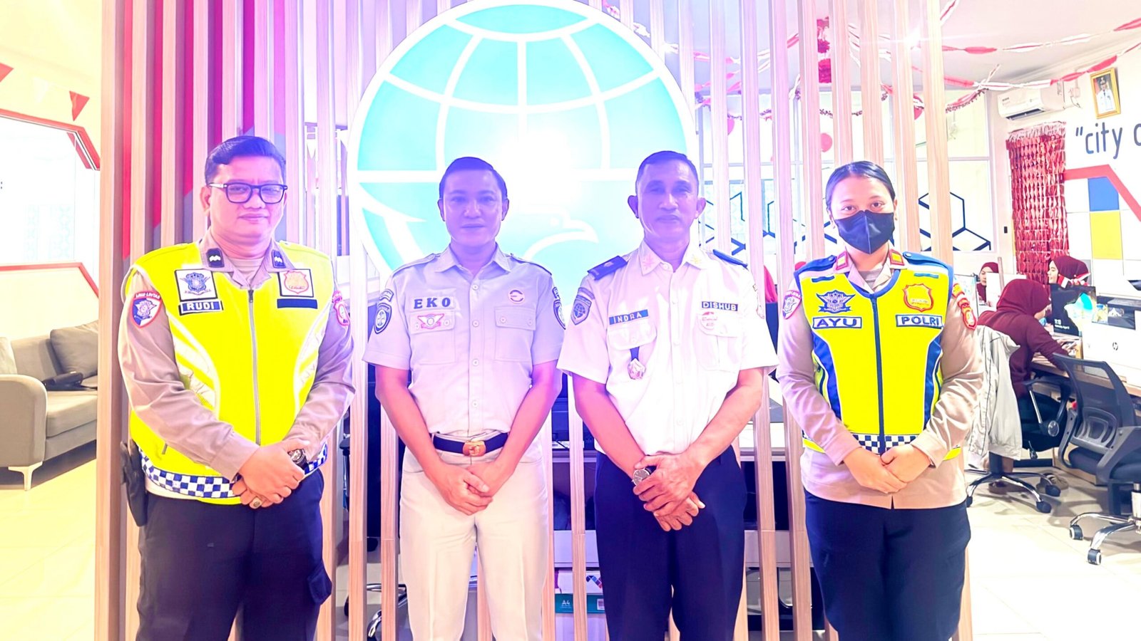 Rapat Koordinasi Sinergitas Program Keselamatan Transportasi Jalan Bersama Dinas Perhubungan dan Polres Metro Bekasi Kota