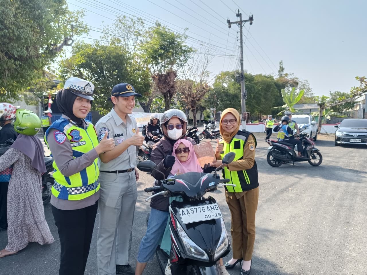 Jasa Raharja Bersama Tim Pembina Samsat Kebumen Perkuat Kepatuhan Administrasi dan Pajak kendaraan melalui Operasi Gabungan