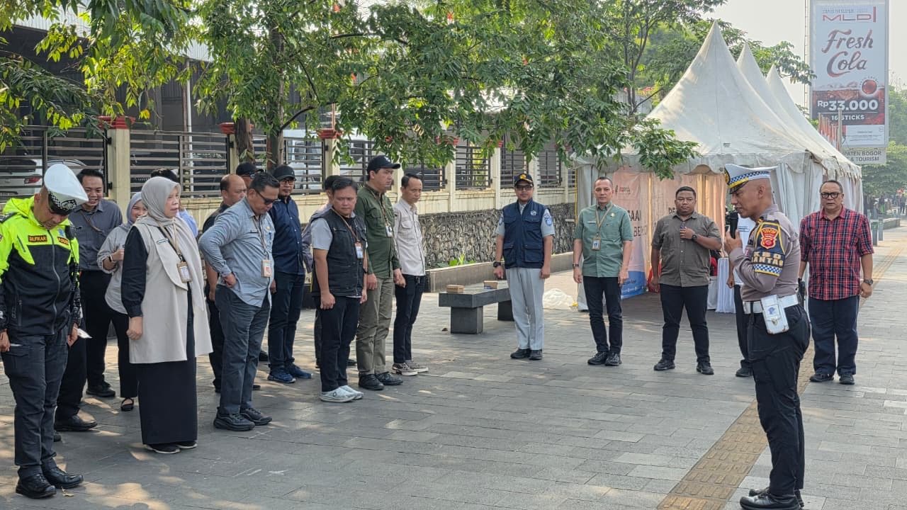 Operasi Gabungan Tim Pembina Samsat Kabupaten Bogor di Simpang Sentul dalam Rangka Optimalisasi Kepatuhan Pajak Kendaraan Bermotor