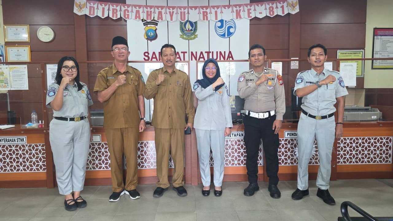 Jasa Raharja Kepri dan Samsat Natuna Satukan Langkah Perkuat Pelayanan dan Kepatuhan Pajak Kendaraan