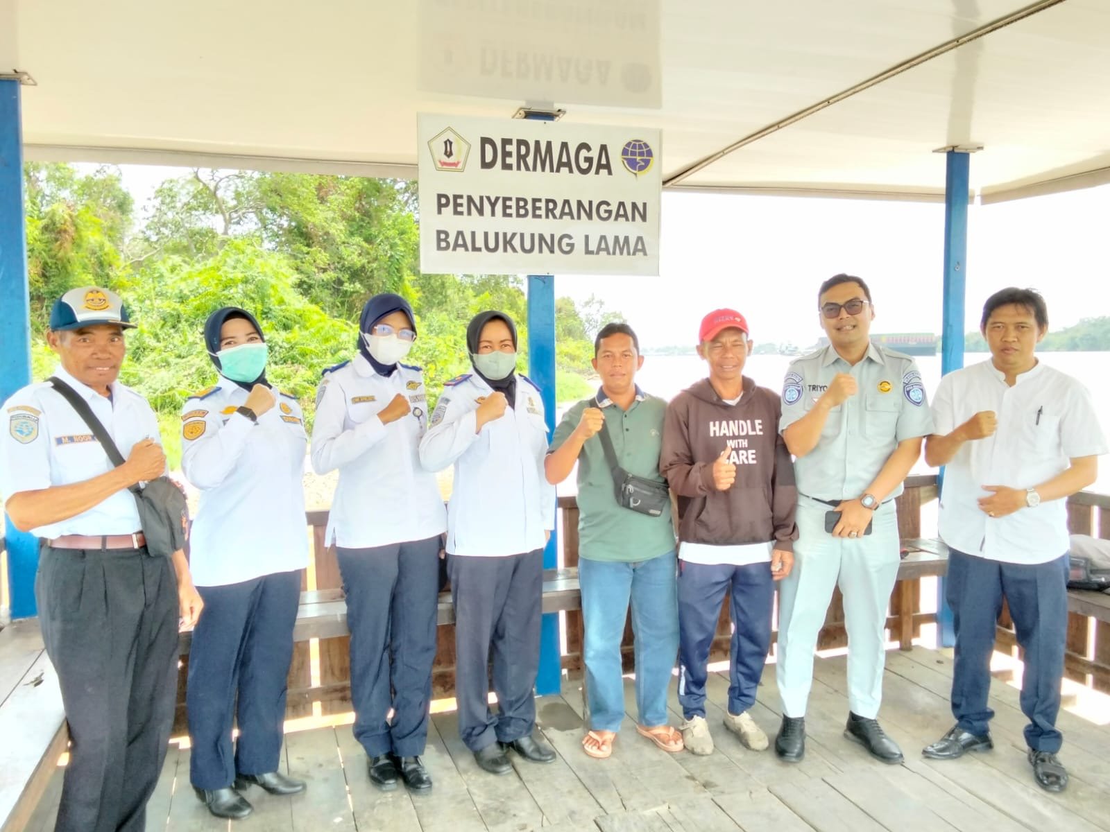 Pastikan Perlindungan Penumpang, Jasa Raharja Kalsel Tinjau Layanan Penyeberangan Balukung Lama