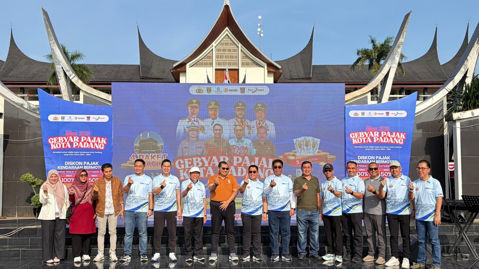Gebyar Pajak Kota Padang 2026, Jasa Raharja Sumbar Apresiasi Kepada Wajib Pajak yang Taat