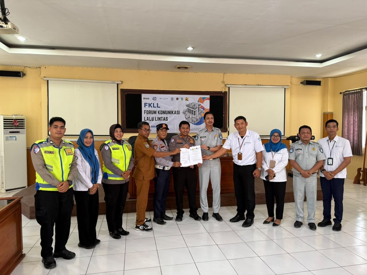 Jasa Raharja Cabang Bima Perkuat Sinergi FKLL Kota Bima untuk Tingkatkan Keselamatan Jalan