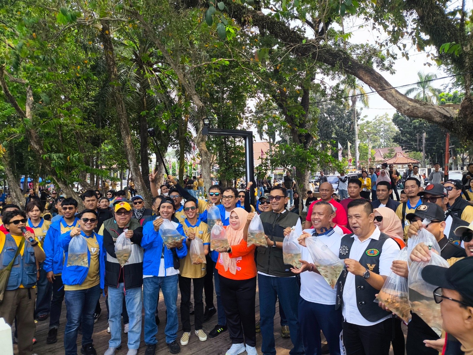 Tunjukkan kepedulian terhadap lingkungan, Jasa Raharja dan MOVE Indonesia Kolaborasi bersama pada Jambore Vespa Indonesia di Palembang
