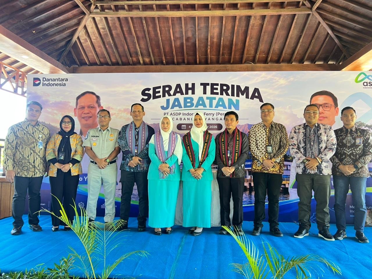 Jaga Kolaborasi, Jasa Raharja NTB Hadiri Sertijab GM ASDP Kayangan