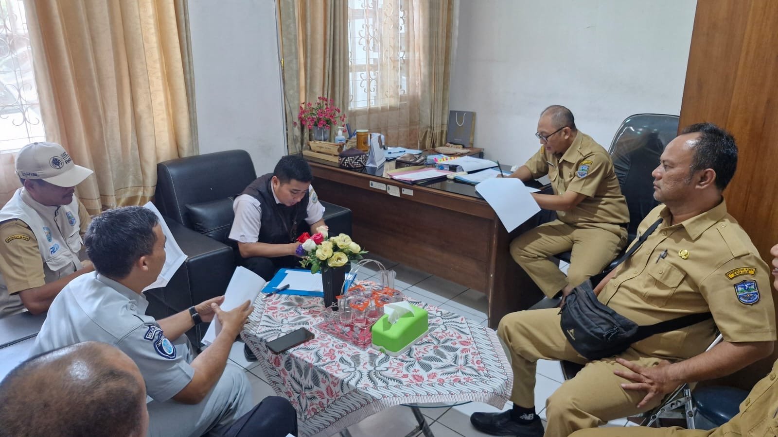 Jasa Raharja dan P3D Kota Banjar Gelar Opsus ke Dinas Kesehatan Kota Banjar