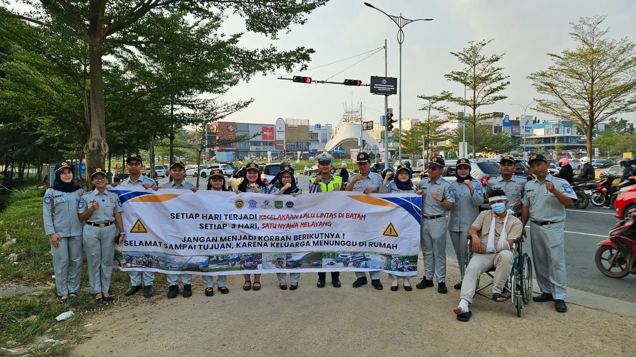 Jasfren Peduli Keselamatan, Jasa Raharja Kepri Sapa Masyarakat Batam di Hari Pelanggan Nasional