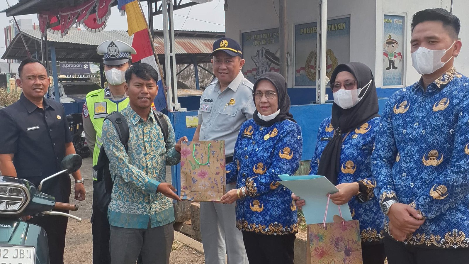 Jasa Raharja dan Tim Samsat Banyuasin Berkolaborasi Tingkat Kepatuhan PKB
