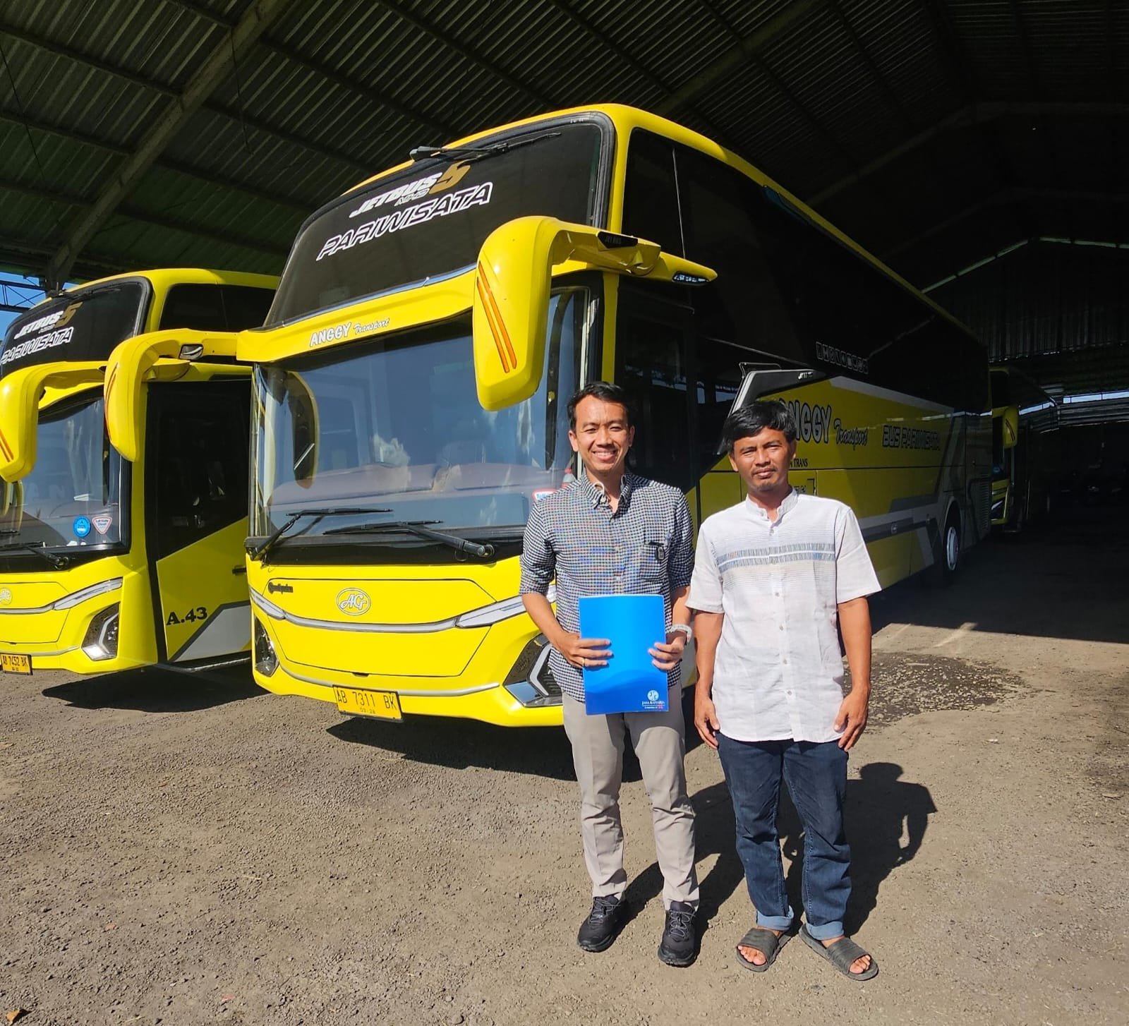 Jasa Raharja Dorong Tertib IWKBU dan SWDKLLJ melalui CRM ke PT Anggy Jaya Trans