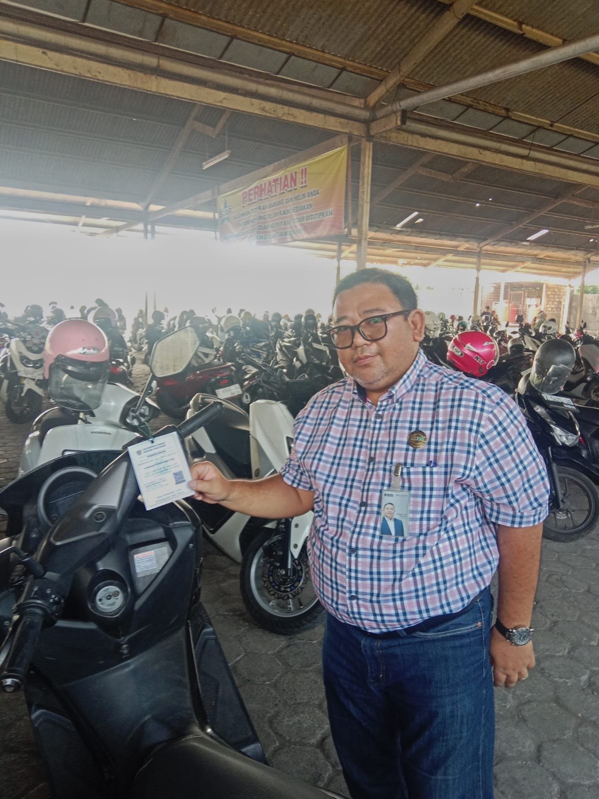 Jasa Raharja Tasikmalaya Lakukan Penelusuran Kendaraan Menunggak melalui Aplikasi Panah Pasopati di Mall Asia Plaza