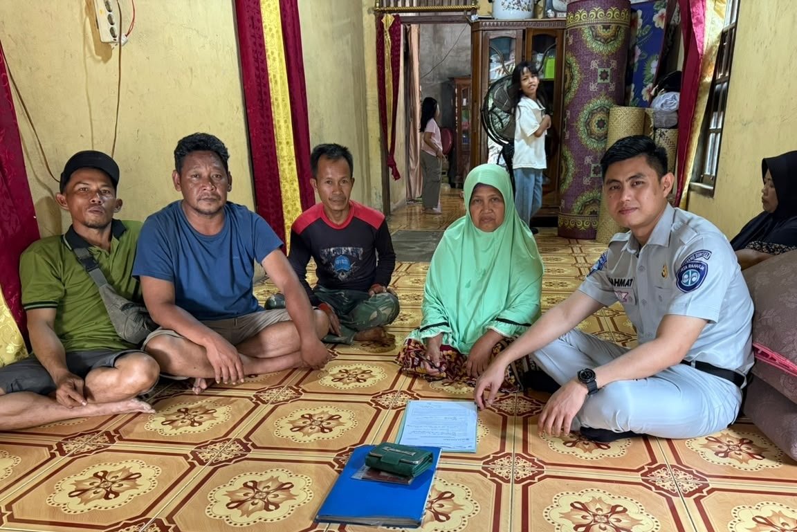 Jasa Raharja Jemput Bola Penyerahan Santunan Korban Kecelakaan Di Lintas Palembang – Jambi Km 94