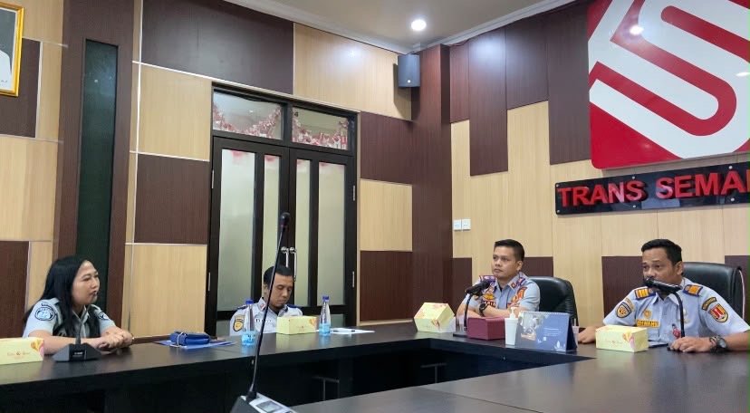 Jasa Raharja Cabang Semarang Sosialisasikan Perlindungan Angkutan Umum Kepada Dinas Perhubungan Kota Semarang