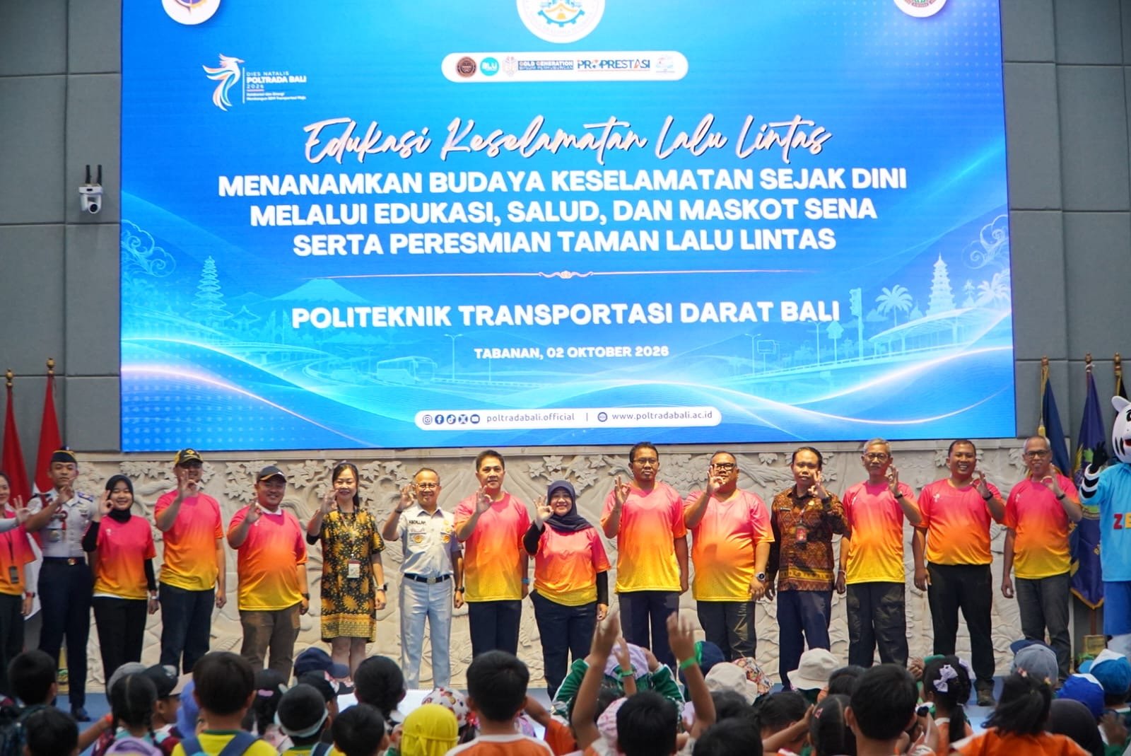 Jasa Raharja Bali Hadir di Dies Natalis ke-7 Poltrada, Taman Lalu Lintas Jadi Ruang Edukasi Keselamatan