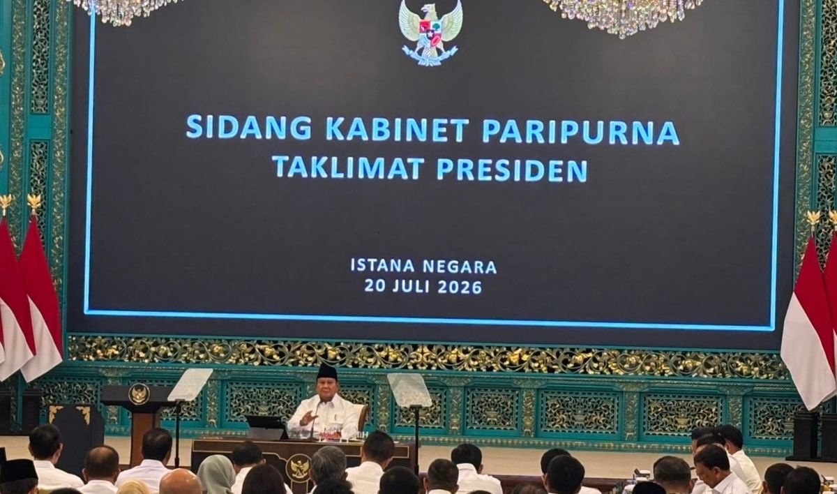 Prabowo Pimpin Sidang Kabinet Bahas Dua Tahun Pemerintahan