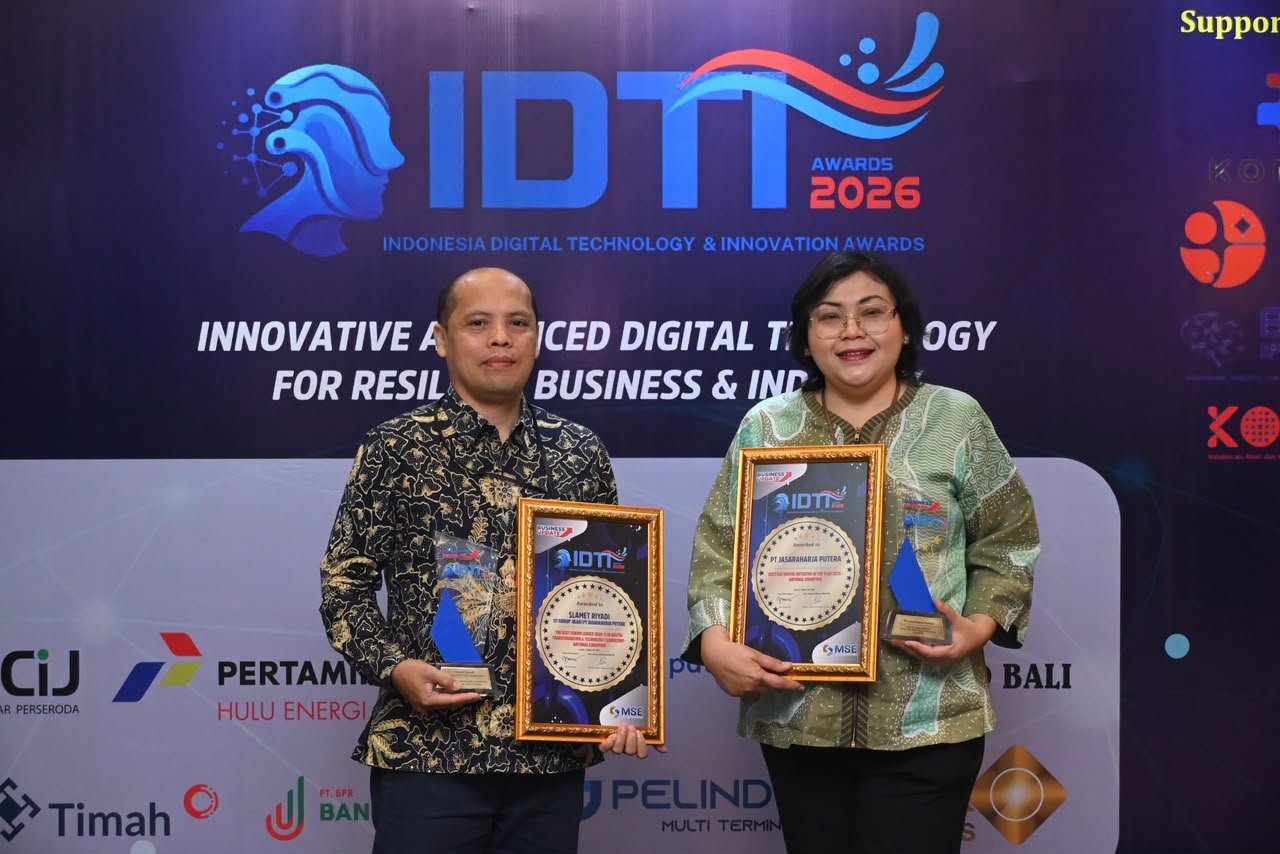 Perkuat Transformasi Digital dan ESG, Jasaraharja Putera Raih Dua Penghargaan IDTI Awards 2026