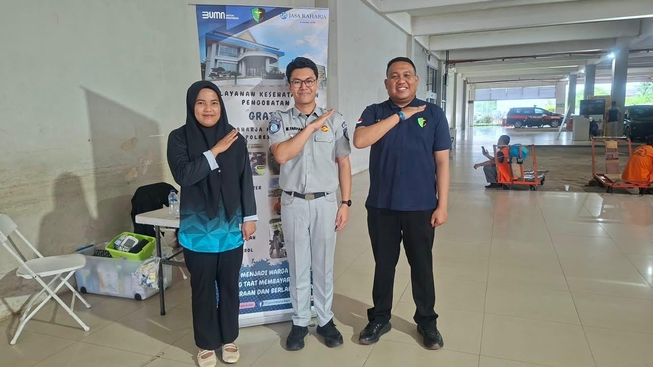 Kolaborasi dengan Sidokkes Polresta Barelang, Jasa Raharja Kepri Sediakan Pengecekan Kesehatan Gratis di Pelabuhan Domestik Punggur Batam