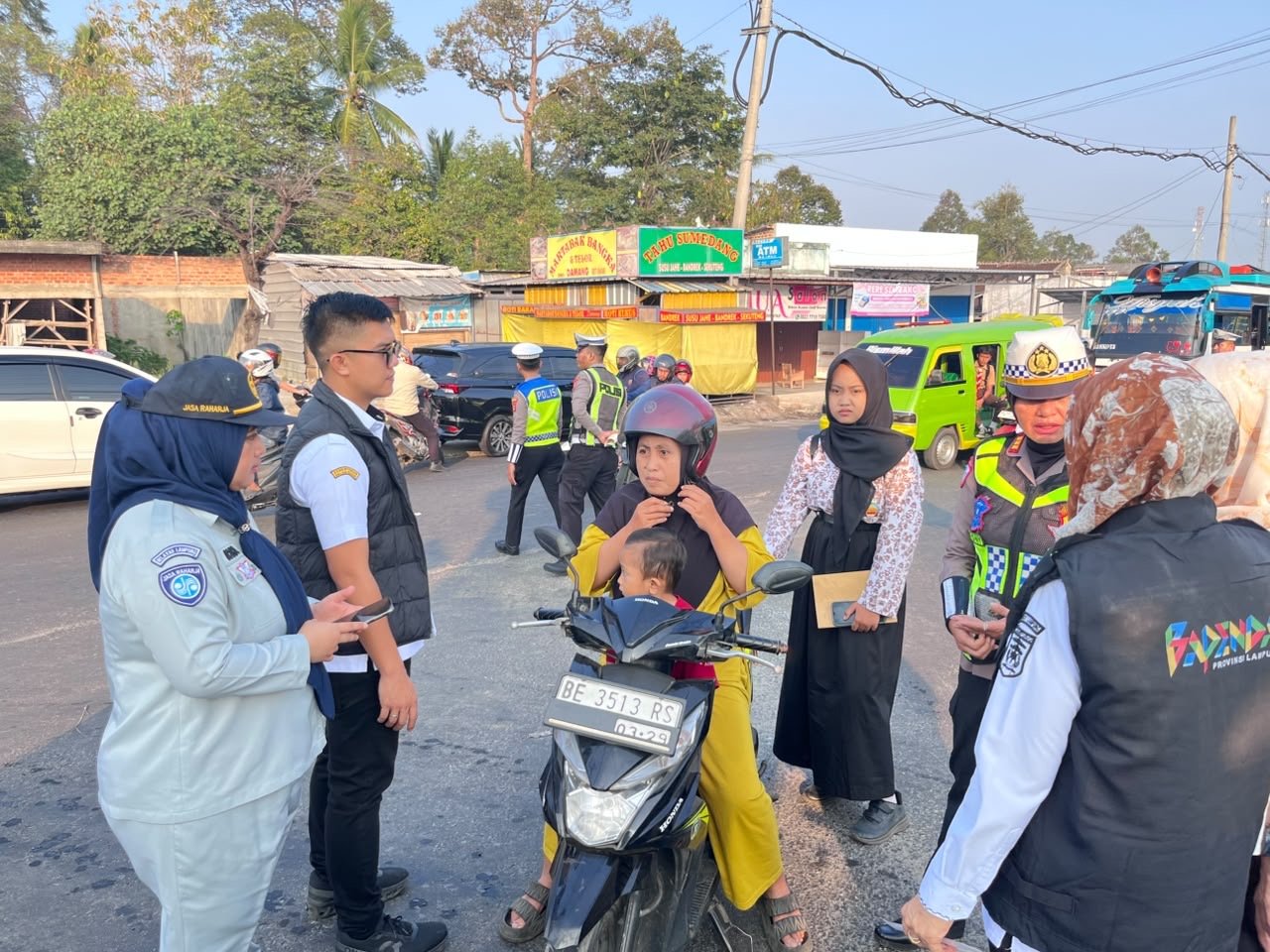 Jasa Raharja Perkuat Peran Preventif, Edukasi Pajak dan Keselamatan Pengendara di Pesawaran