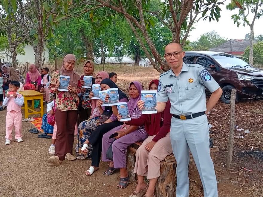 Jasa Raharja bersama Samsat Way Kanan Perluas Edukasi Keringanan Pajak Kendaraan di Blambangan Umpu