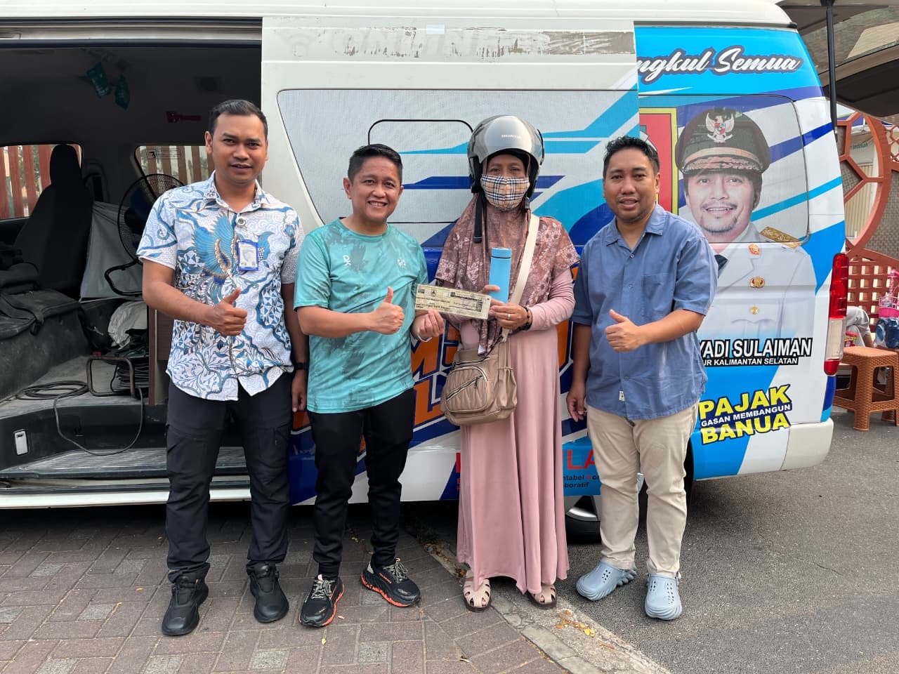 Tim Pembina Samsat Banjarmasin II Hadirkan Layanan Pajak Kendaraan di Car Free Day